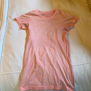 Pink Lululemon T Shirt